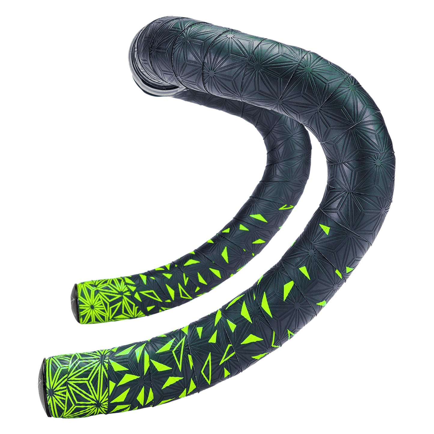 SUPACAZ SUPER STICKY KUSH STAR FADE Bar tape Black/Green