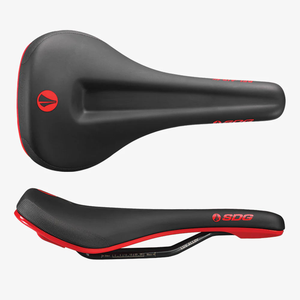Sedlo SDG BEL-AIR V3 MAX Lux-Alloy Rails Black/Red