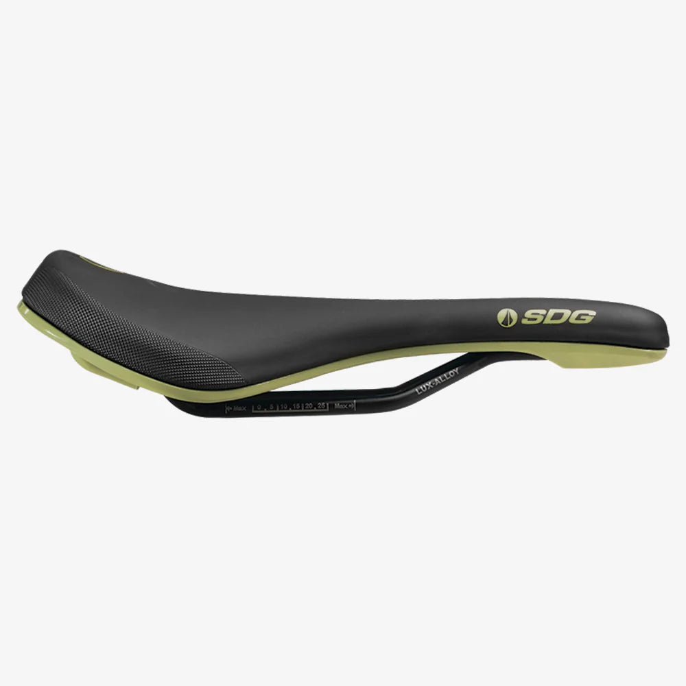 Sedlo SDG BEL-AIR V3 MAX Lux-Alloy Rails Black/Green