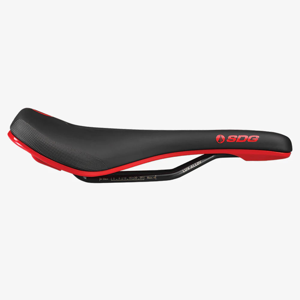 Sedlo SDG BEL-AIR V3 MAX Lux-Alloy Rails Black/Red