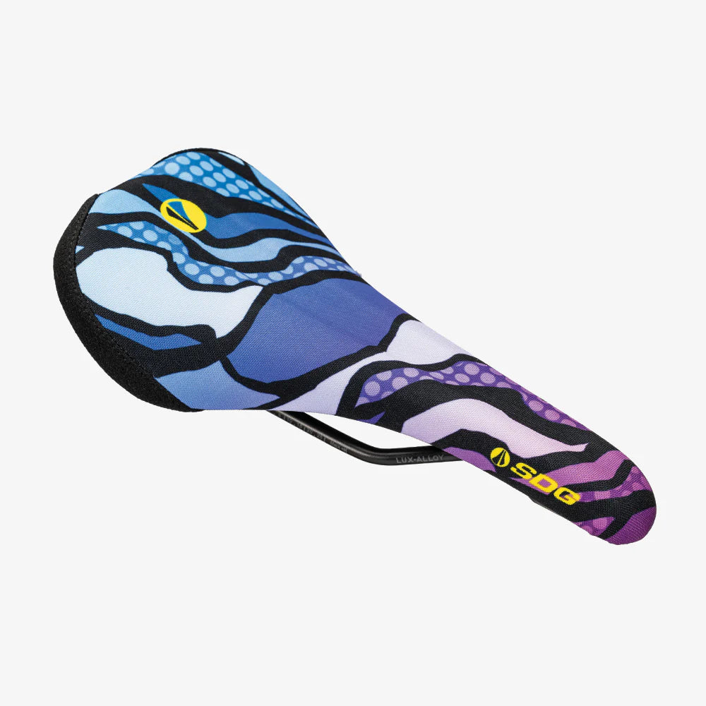 Sedlo SDG Bell V3 TERRA FIRMA Rails Lux Alloy Camo Violet