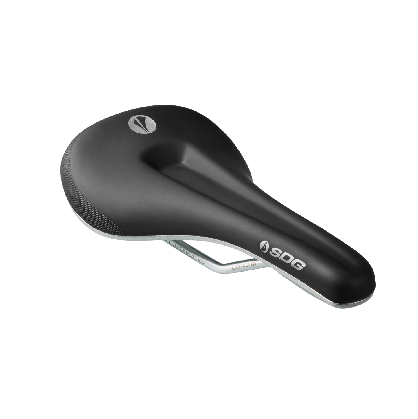 SDG Bell V3 MAX Galactic Rails Lux-Alloy Sedlo černá/stříbrná
