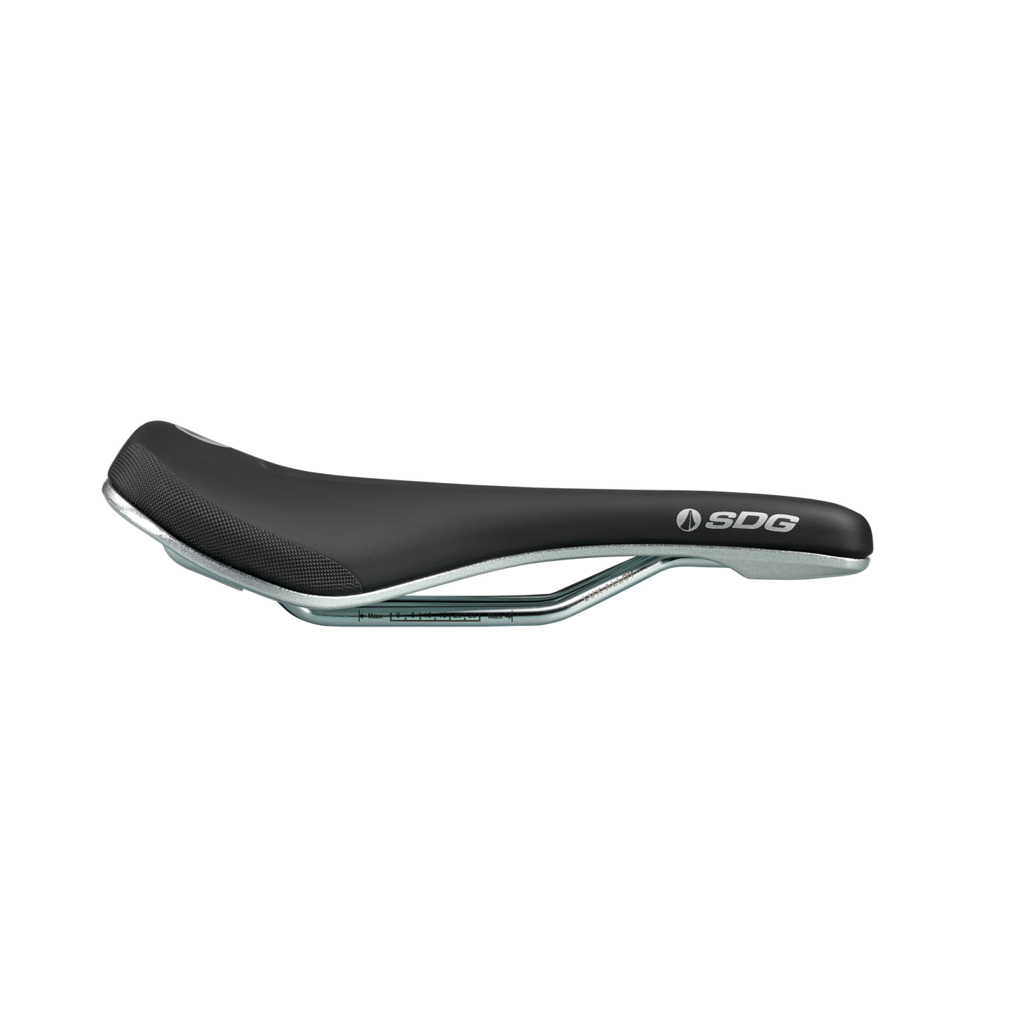 SDG Bell V3 MAX Galactic Rails Lux-Alloy Sedlo černá/stříbrná