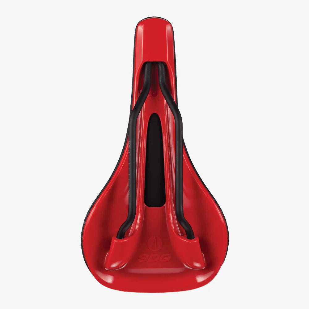 SDG BEL-AIR V3 Rails Lux Alloy Saddle Black/Red