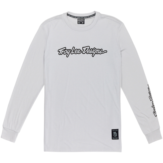 TROY LEE DESIGN SKYLINE RIDE TEE SIGNATURE Dres s dlouhým rukávem Grey 2025