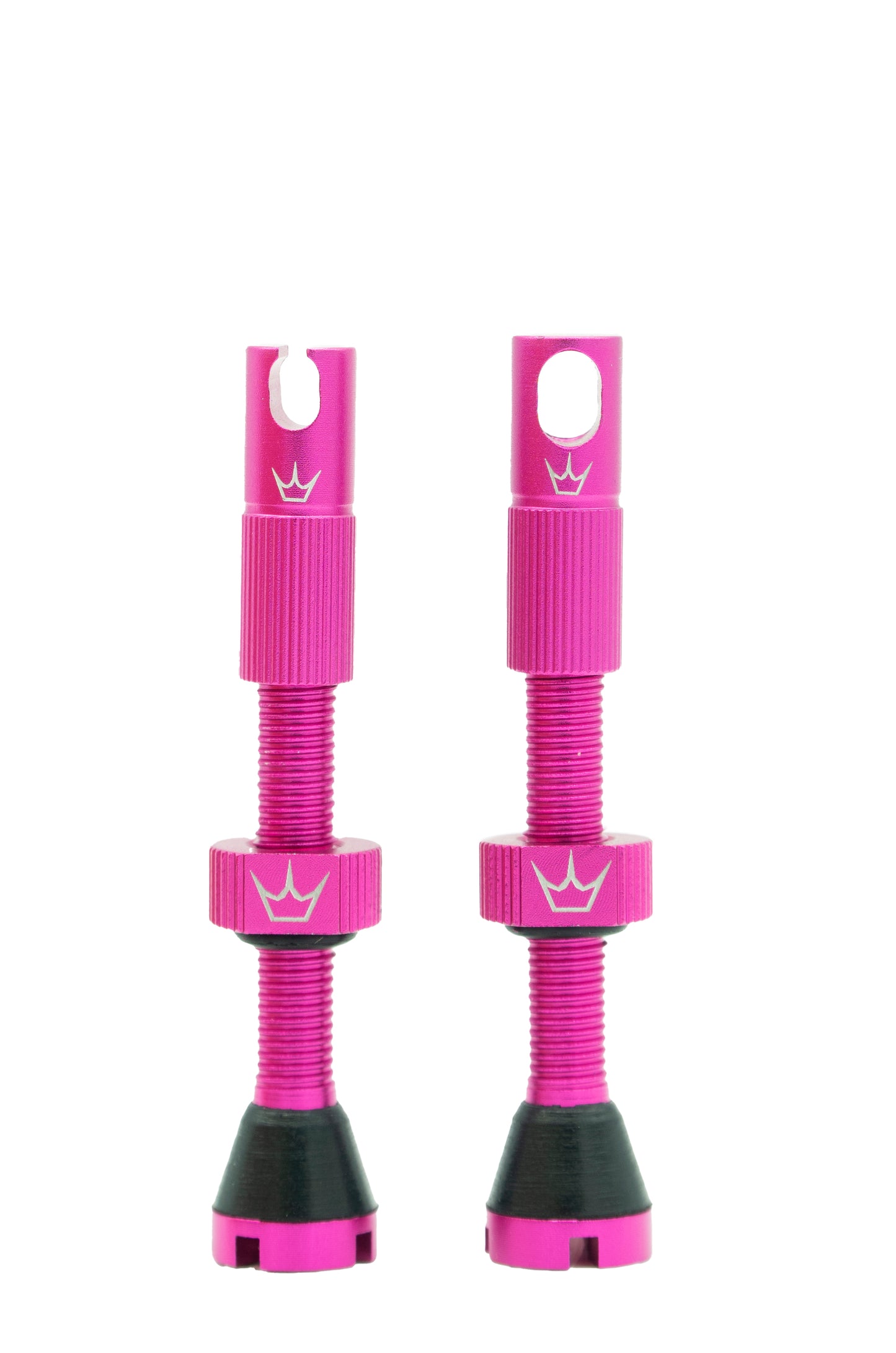PEATY'S x Chris King MK2 Presta 60 mm Tubeless Valves (x2) Pink