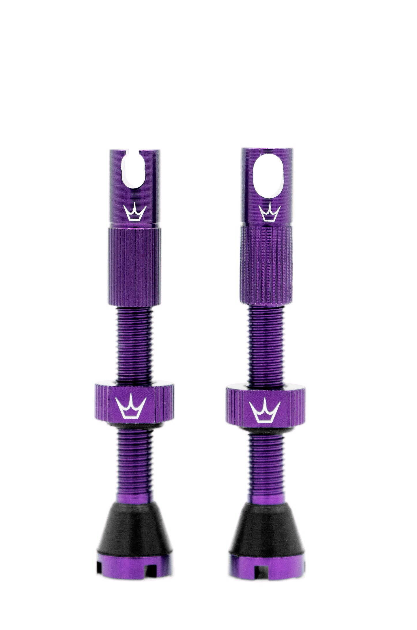 PEATY'S x Chris King MK2 Presta 60 mm bezdušové ventilky (x2) Violet