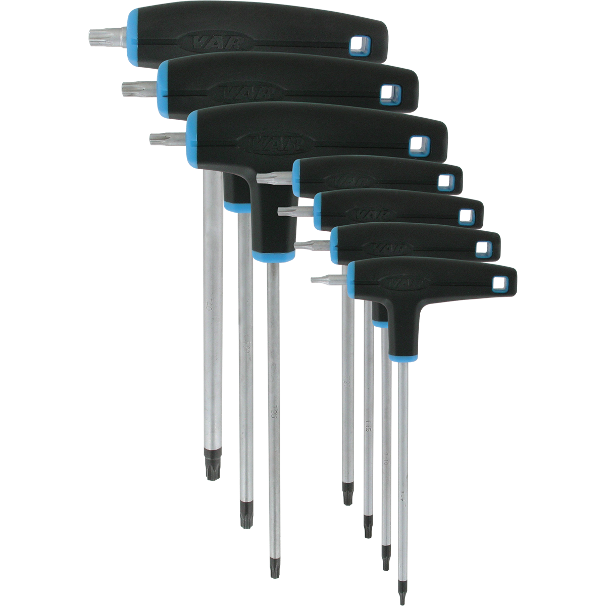 Sada 7 klíčů VAR CL-18200-07/40 Torx T