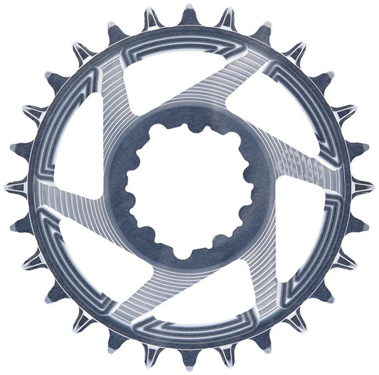 E-THIRTEEN HELIX RACE 11/12V Přímá montáž SRAM Boost Offset 3mm Mono řetězový kroužek šedý