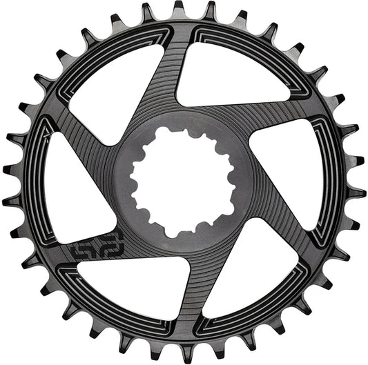 E-THIRTEEN HELIX RACE 11/12V Přímá montáž SRAM Boost Offset 3mm Mono řetězový kroužek černý