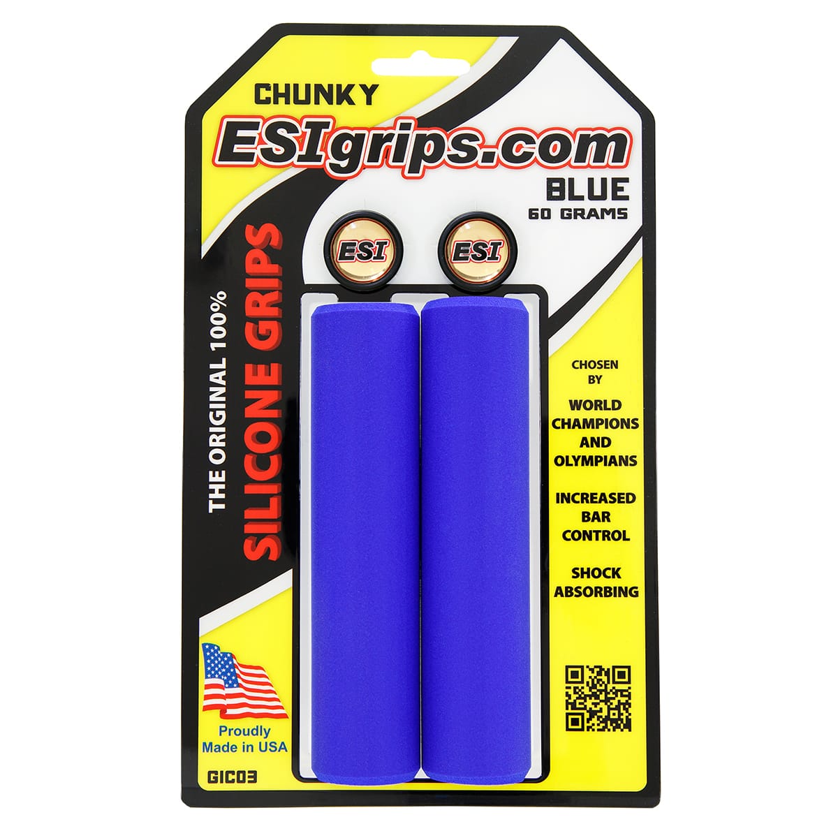ESI CHUNKY 130 mm Gripy modré