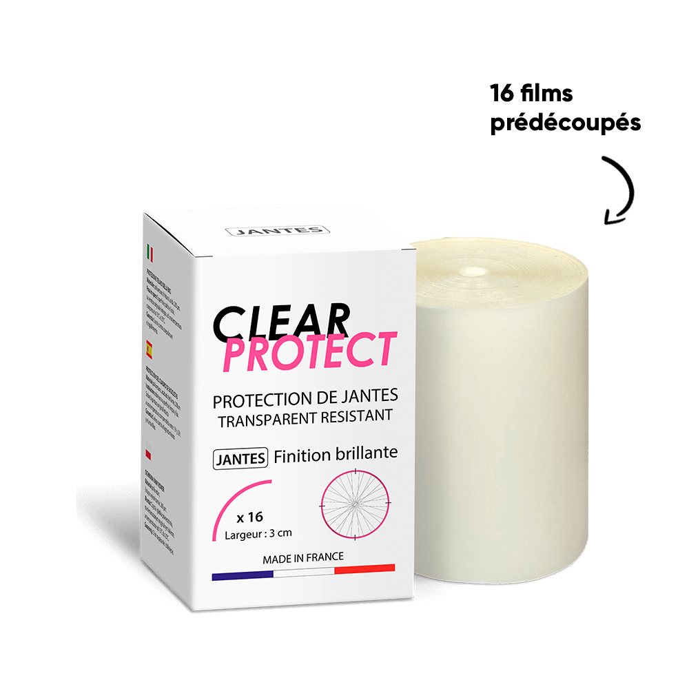 Lesklý samolepicí chránič ráfků CLEARPROTECT