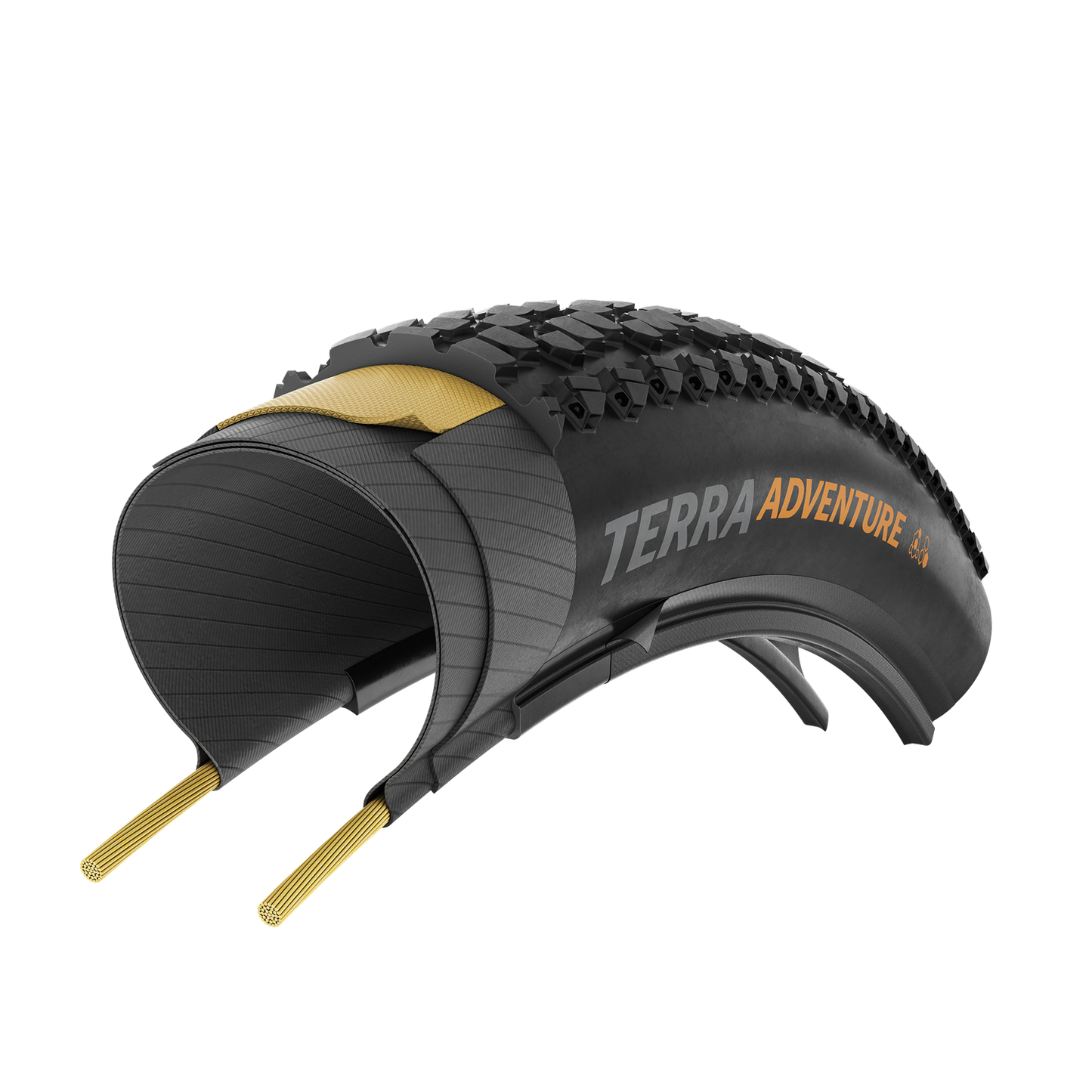 CONTINENTAL TERRA ADVENTURE TRAIL GRIP 700x45c Tubeless Ready Black Graphit Reflex tire