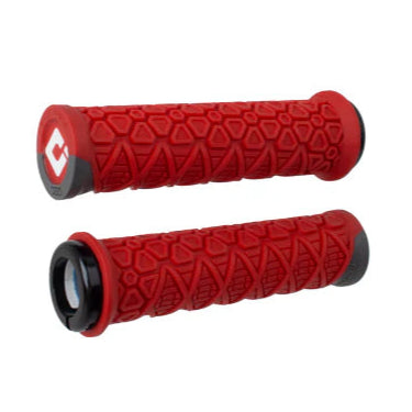 ODI VANQUISH Lock-On Gripy 135 mm červené