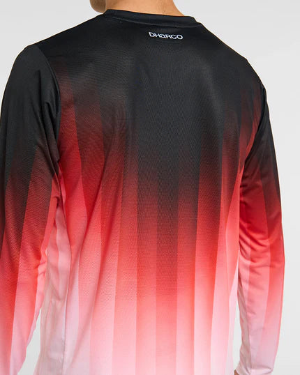 DHARCO RACE PRISM Long Sleeve Jersey Red