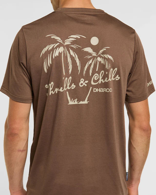 DAHRCO TECH HUSK Tričko s krátkým rukávem Brown