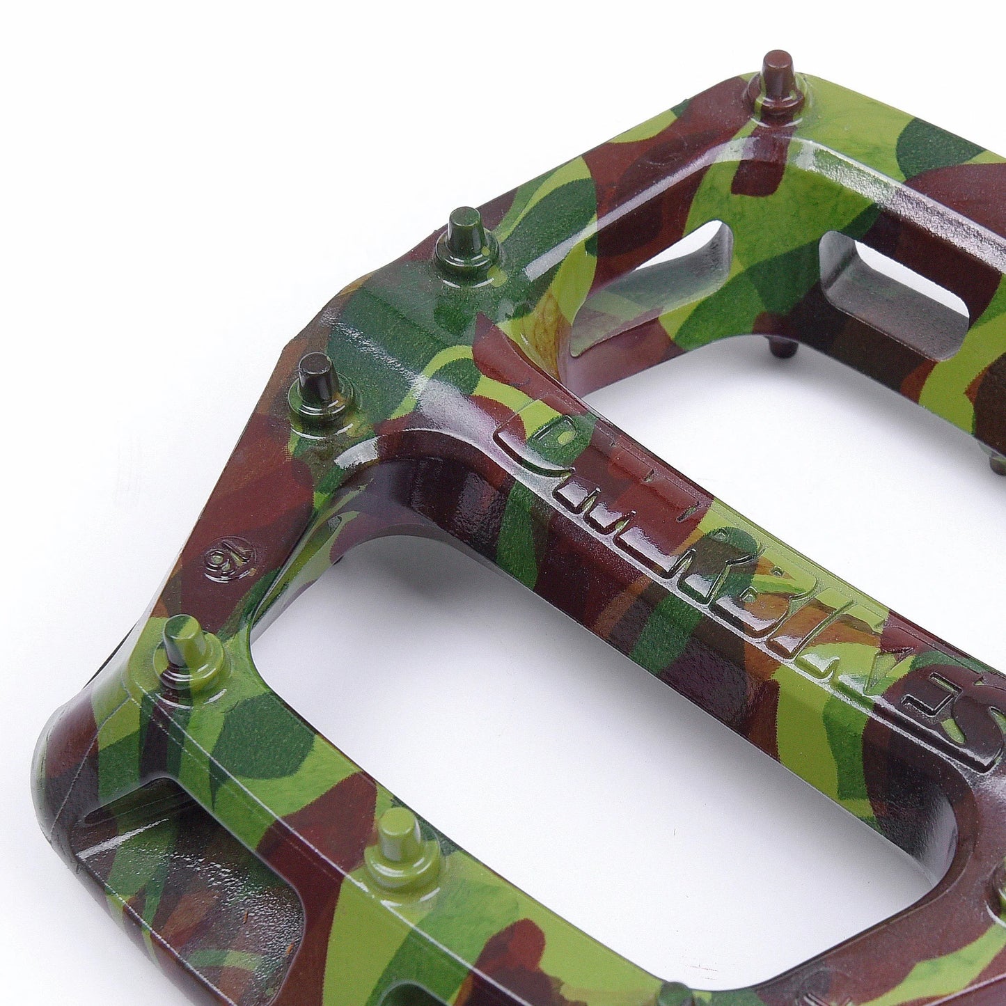 Ploché pedály DMR V6 Camo Green