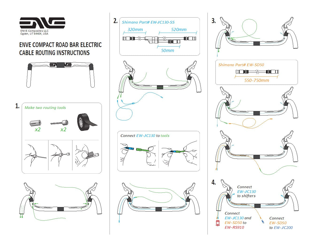 handlebar ENVE Compact Internal Passage