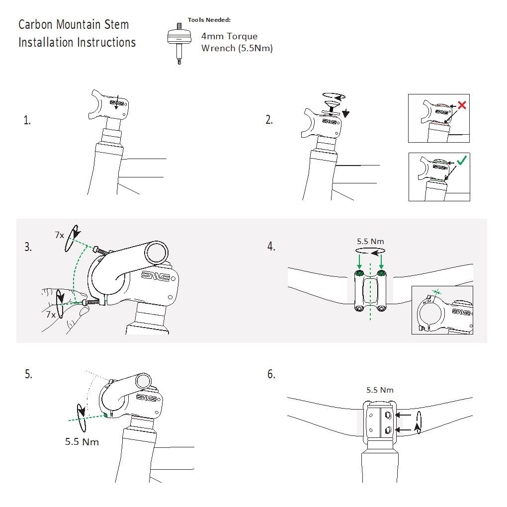 Karbonový představec ENVE M7