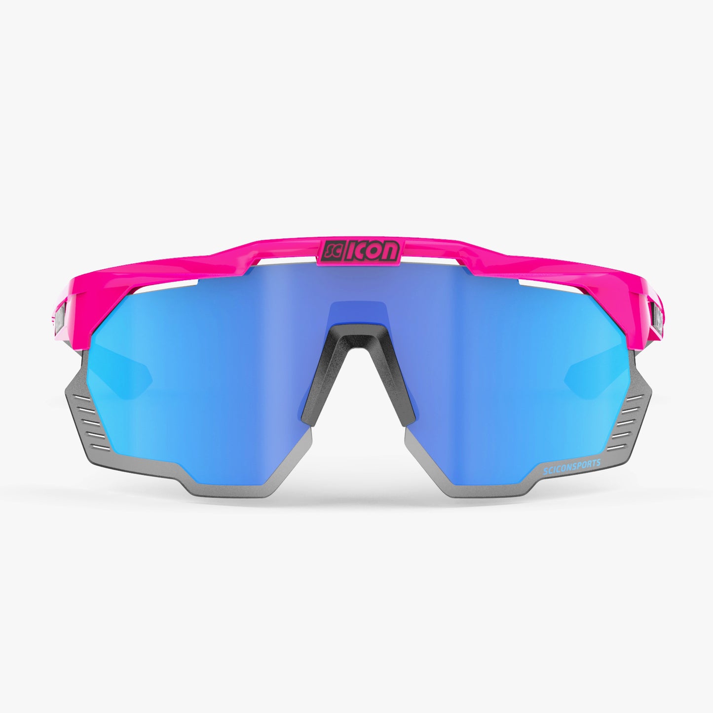 Sluneční brýle SCICON AEROSHADE KUNKEN Fluo Pink Multimirror Blue
