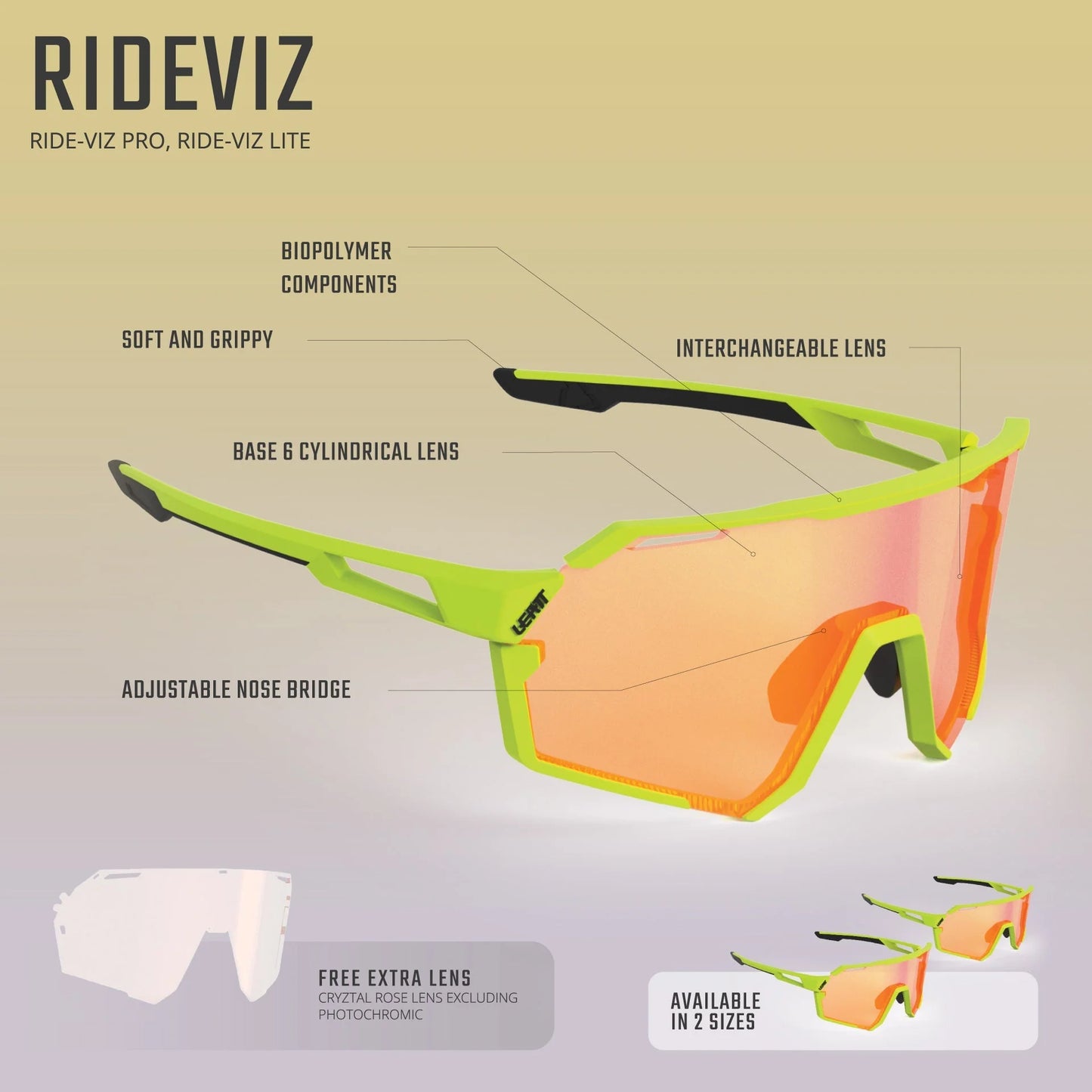 Brýle LEATT LEATT RIDEVIZ PRO Clear IRIZ Silver 17 VLT