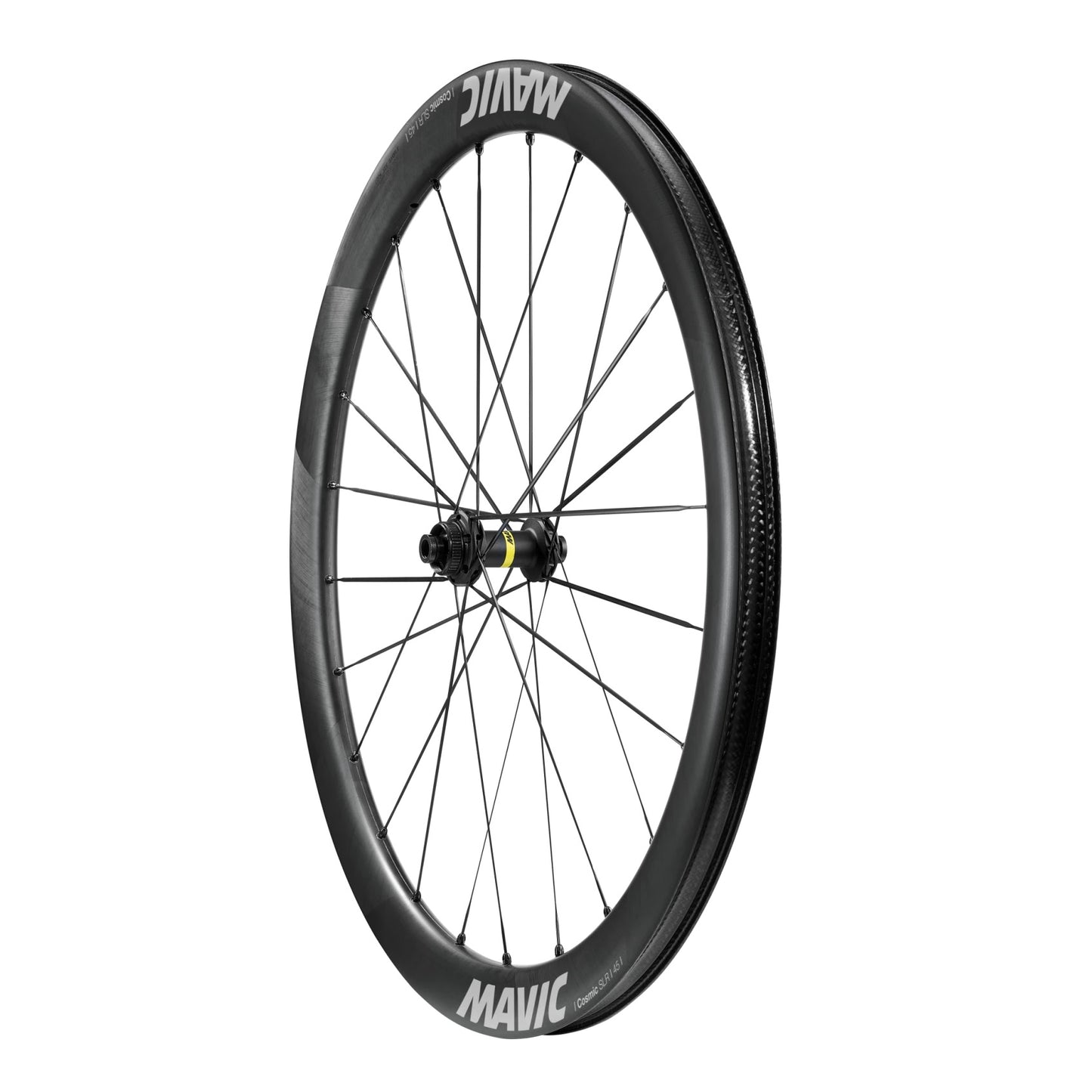 Přední kolo MAVIC COSMIC SLR 45 DISC 23 mm připravené na bezdušové pneumatiky (Center Lock)