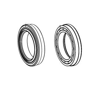 PÁR LOŽISEK CAMPAGNOLO SUPER RECORD WRL USB S TĚSNĚNÍM