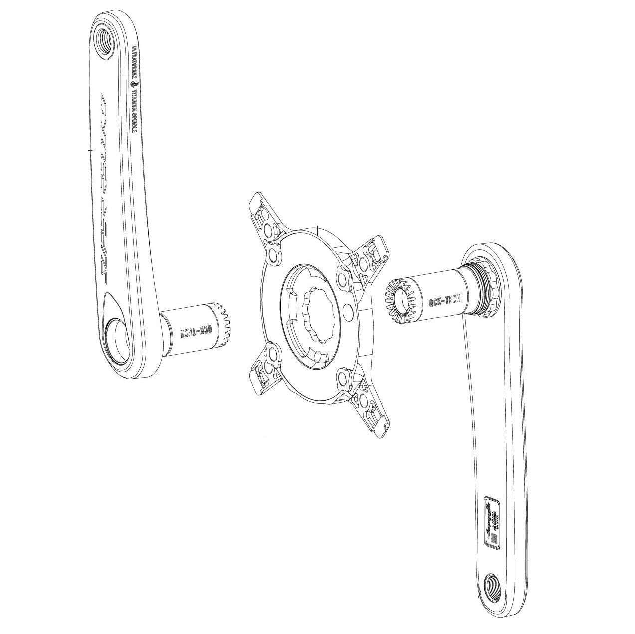 Kliky CAMPAGNOLO SUPER RECORD 13V PWM