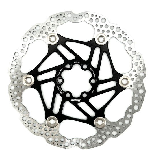 HOPE X2/E4/V4 plovoucí disk s 6 otvory černý