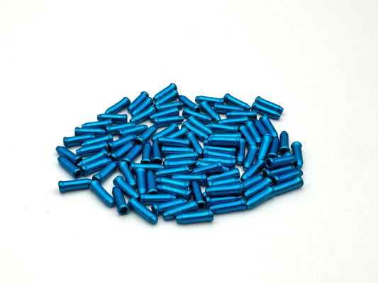 CLARKS Derailleur Cable Ends (x100) Blue