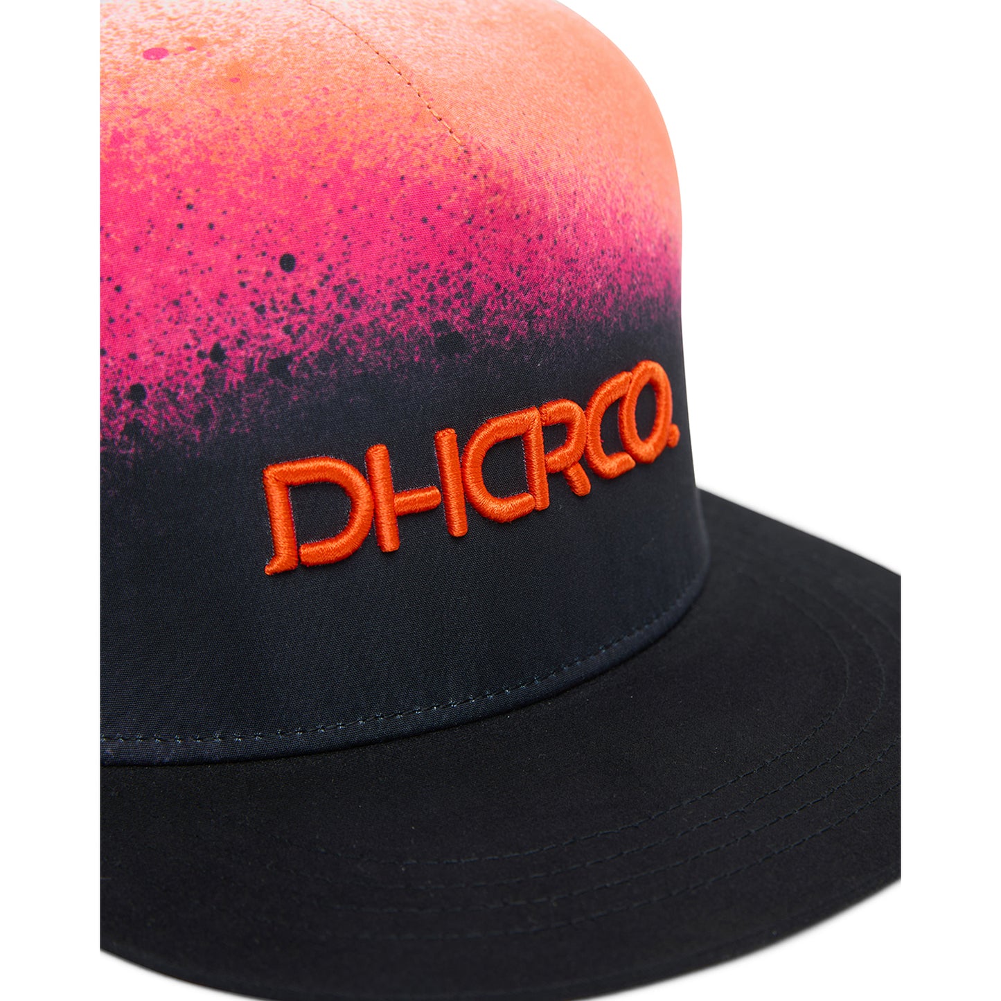 DHARCO FLAT BRIM TRUCKER BLACK SNAKE Kšiltovka černá/fialová
