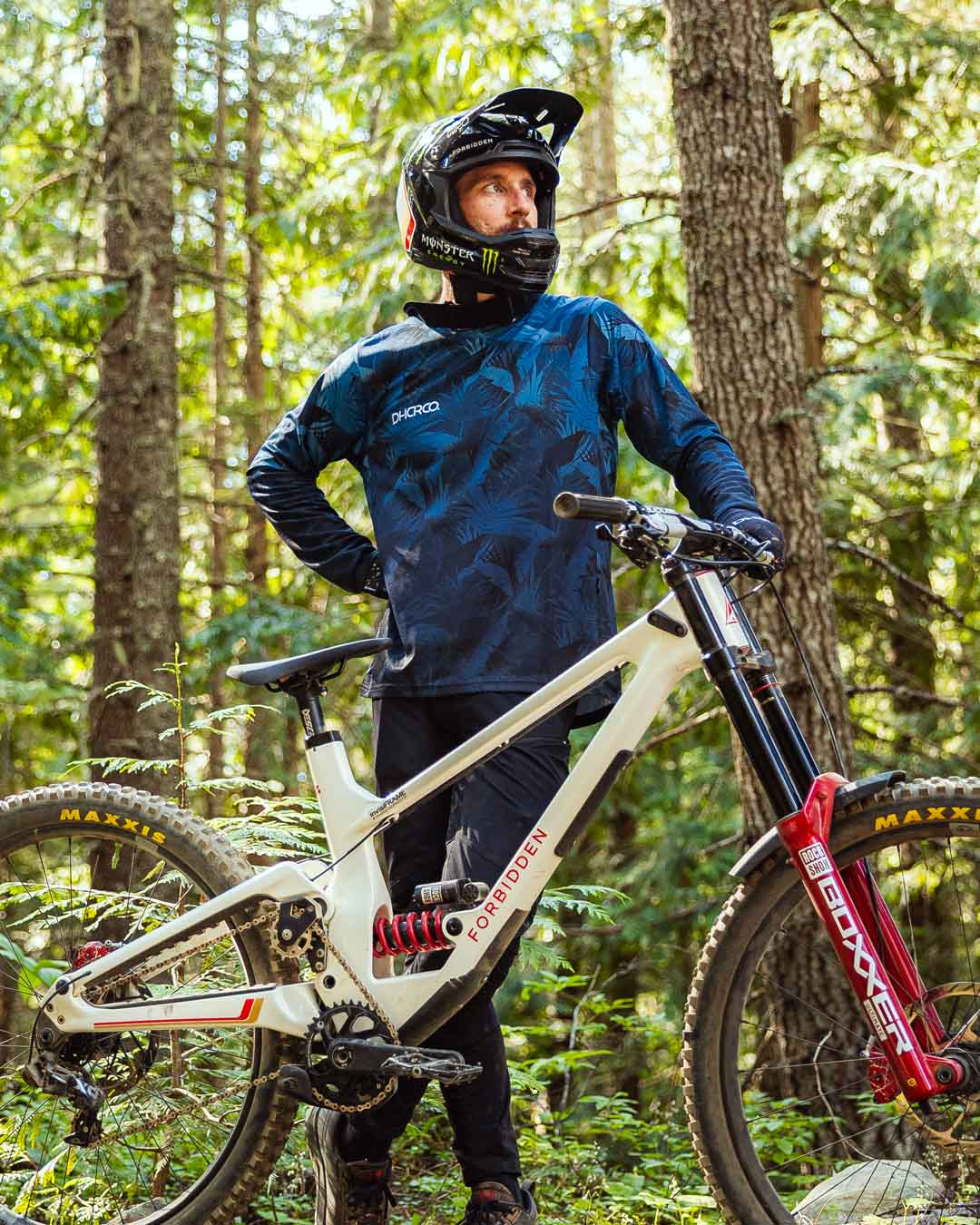 DHARCO GRAVITY DARK ROOM Dres s dlouhým rukávem modrý