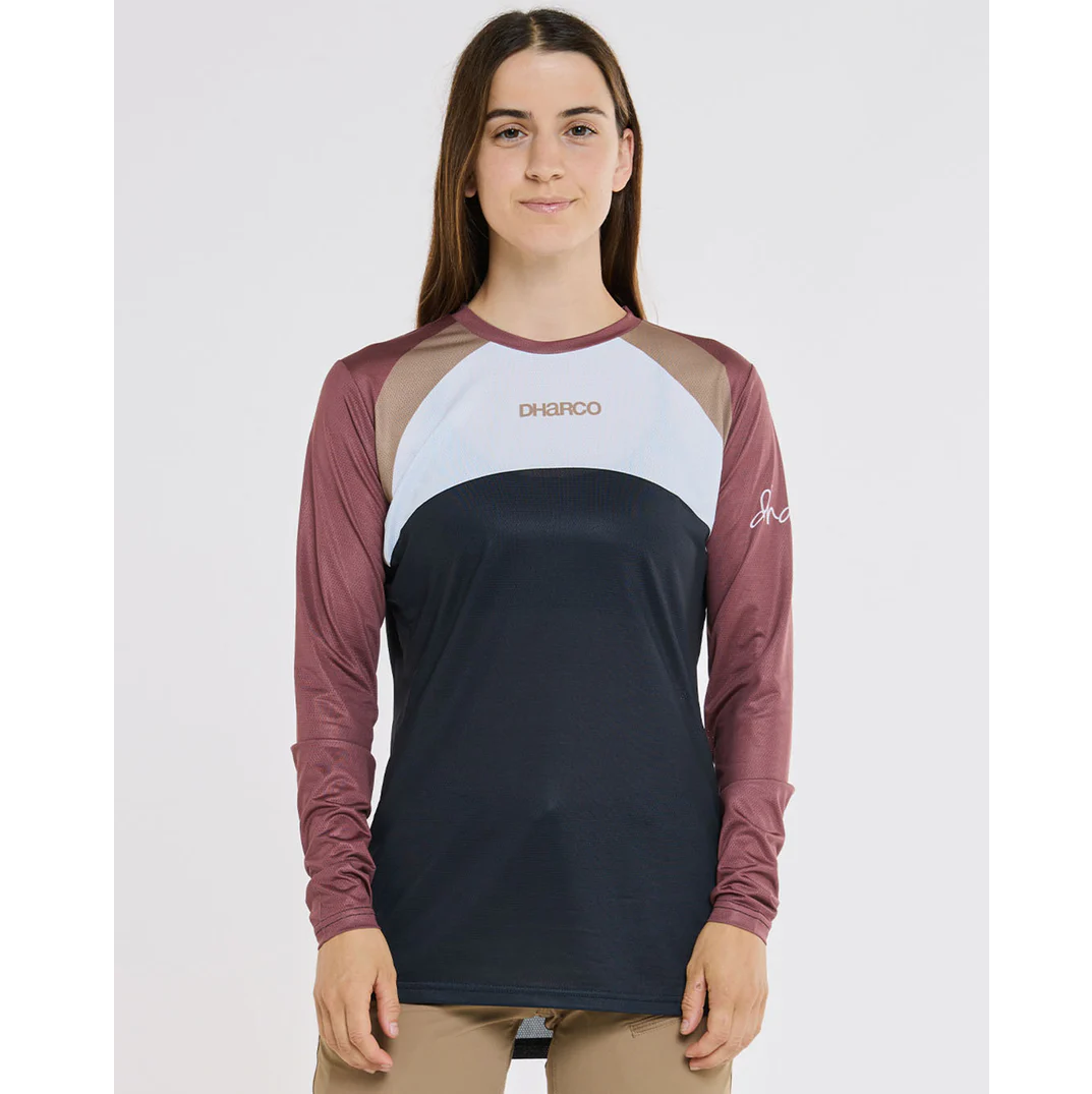 Dámský dres DHARCO RACE ULTRA VIOLET s dlouhým rukávem Black/Purple
