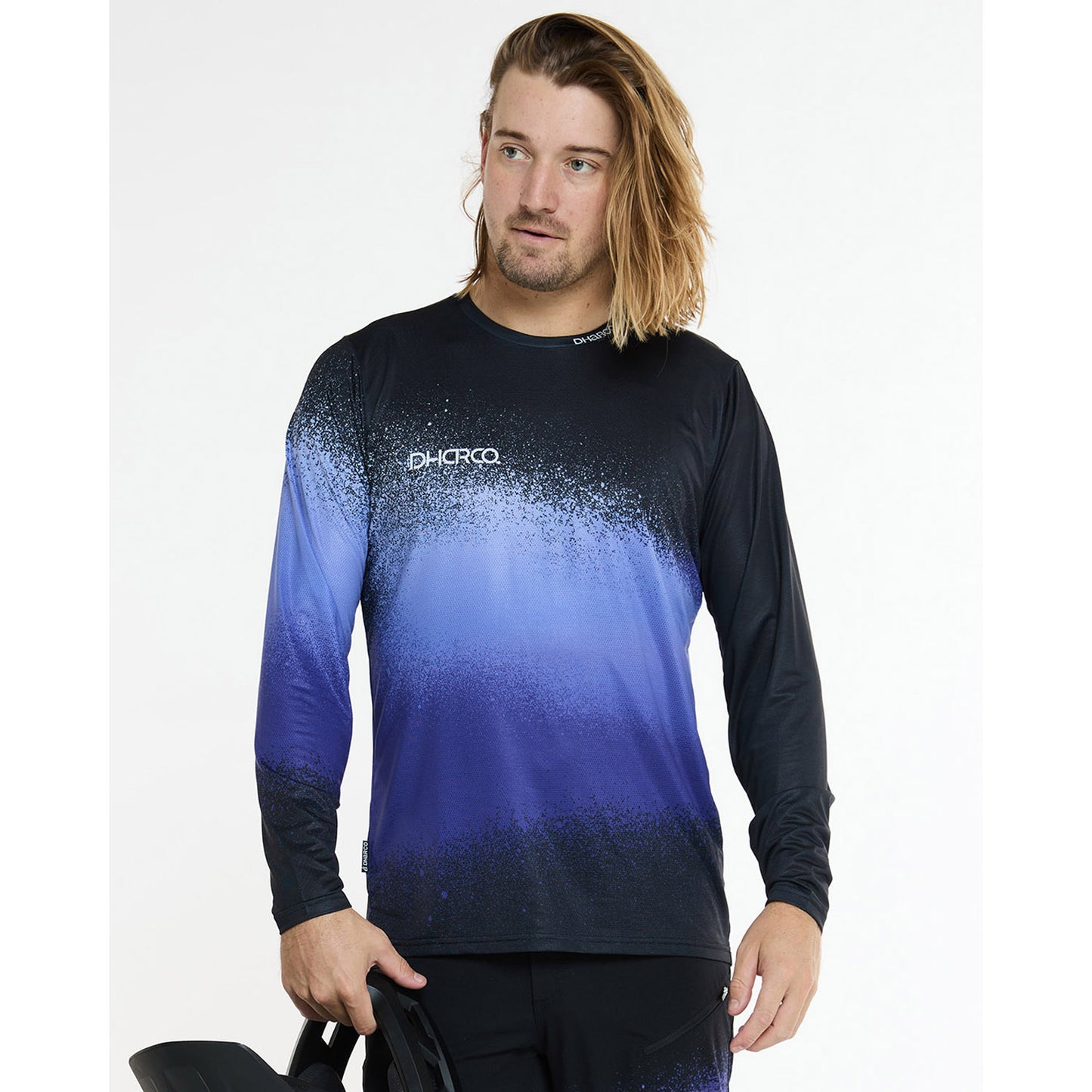 DHARCO RACE ULTRA VIOLET Dres s dlouhým rukávem Black/Purple