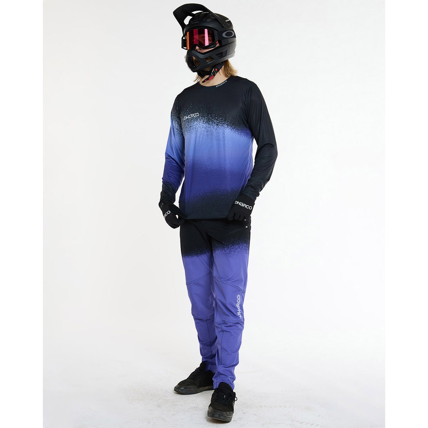 DHARCO RACE ULTRA VIOLET Dres s dlouhým rukávem Black/Purple