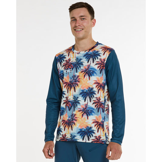 DHARCO GRAVITY VENICE BEACH Long Sleeve Jersey Blue