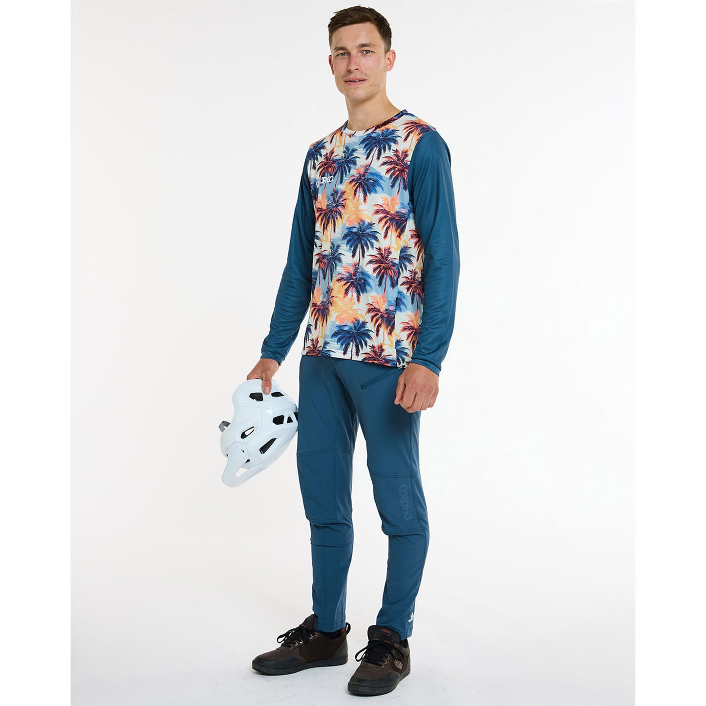 DHARCO GRAVITY VENICE BEACH Long Sleeve Jersey Blue
