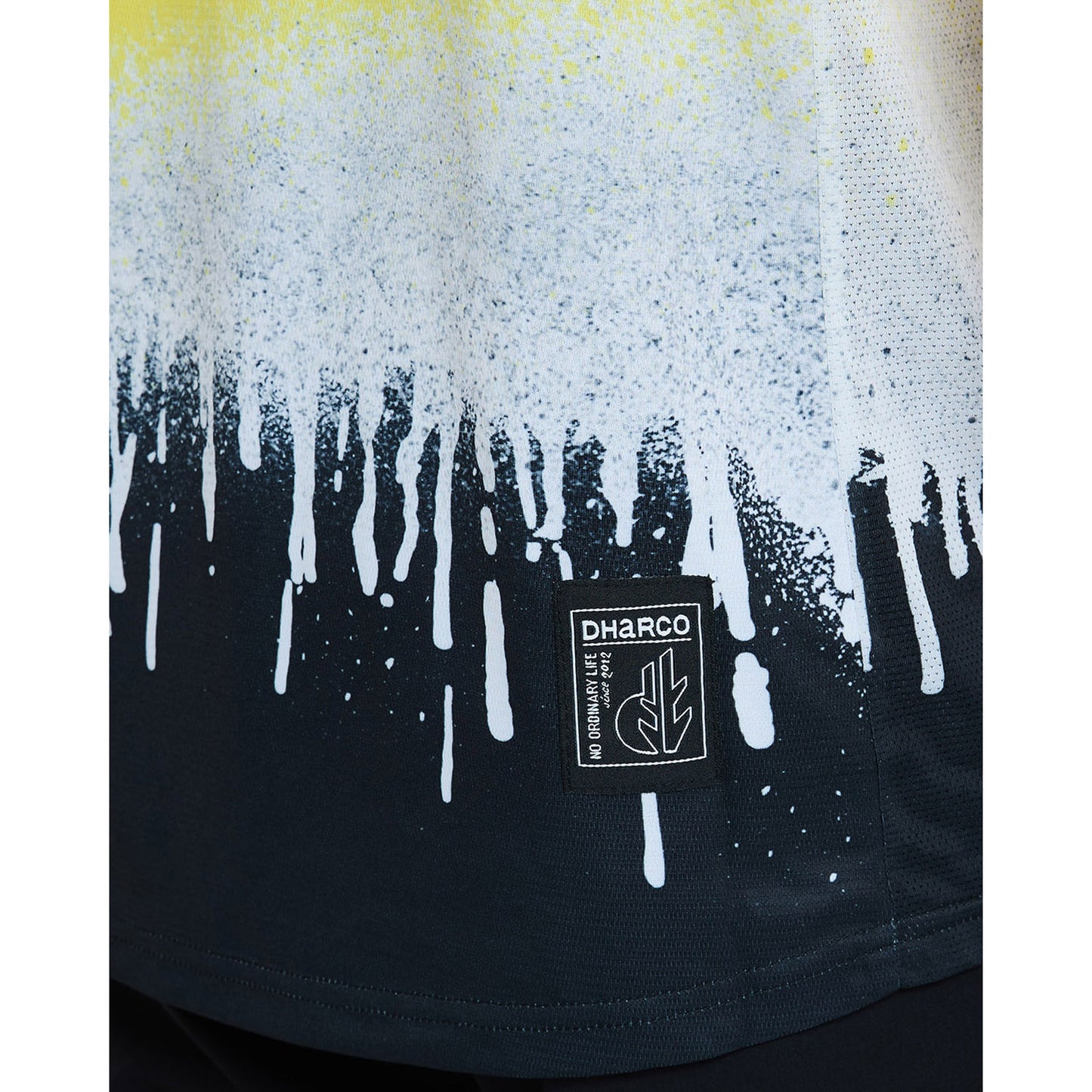 DHARCO ACID RAIN Dres s krátkým rukávem Black/Yellow