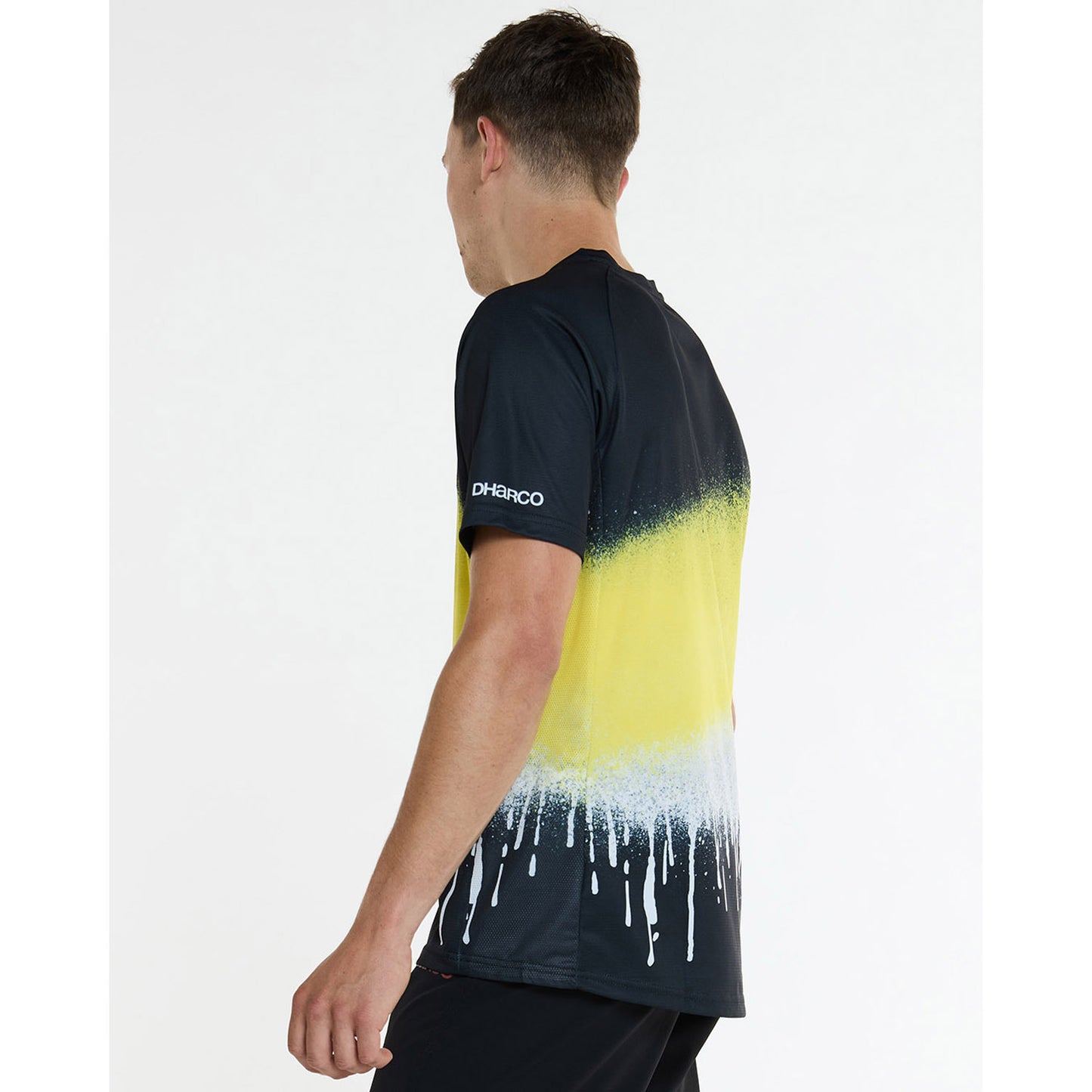 DHARCO ACID RAIN Dres s krátkým rukávem Black/Yellow