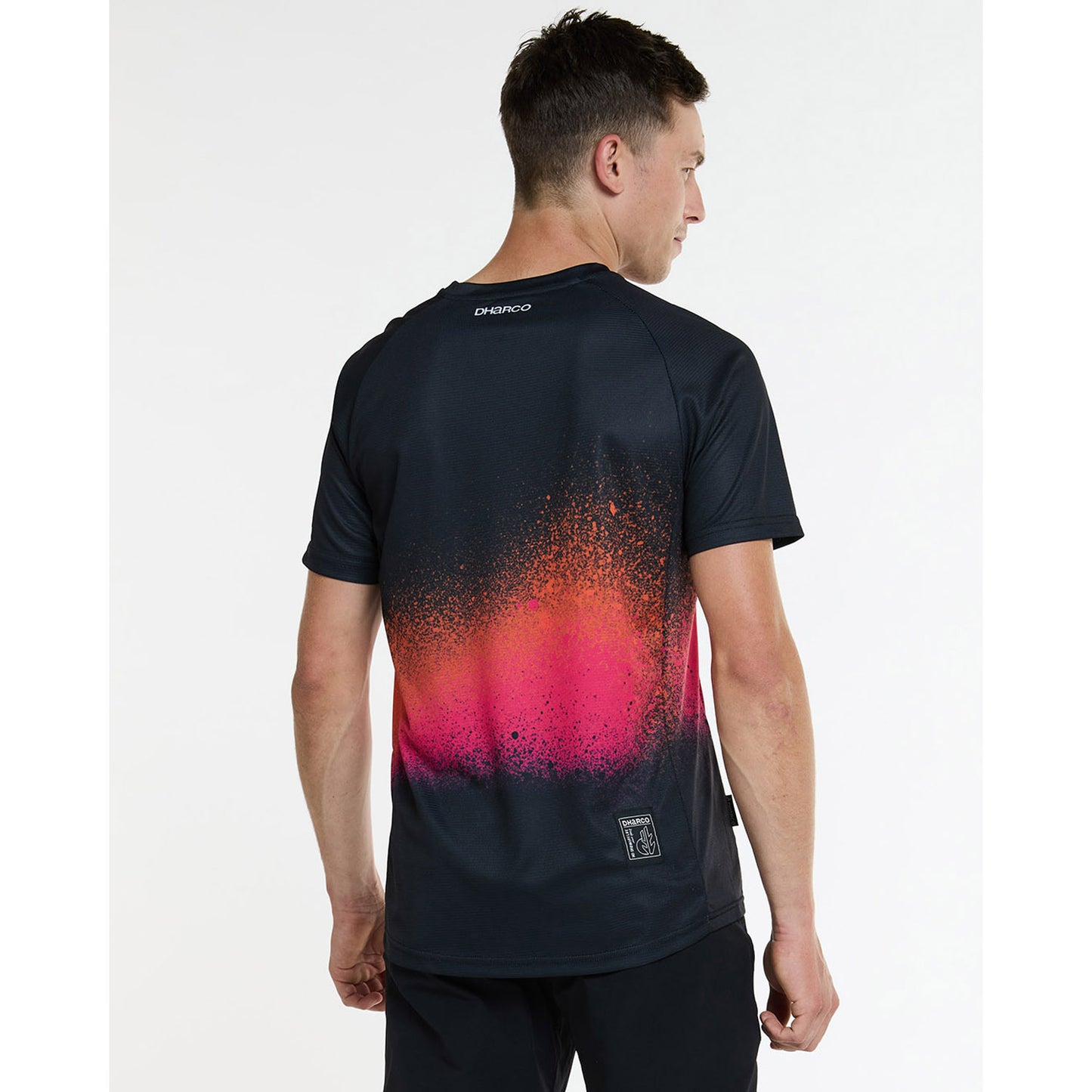 DHARCO BLACK SNAKE Dres s krátkým rukávem Black/Orange