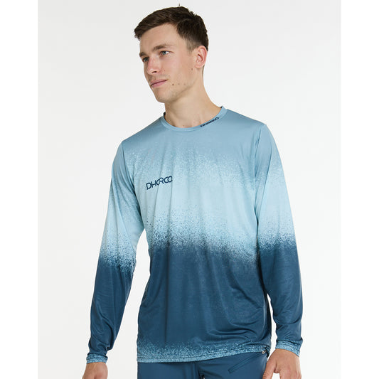 DHARCO RACE NU WAVE Long Sleeve Jersey Blue