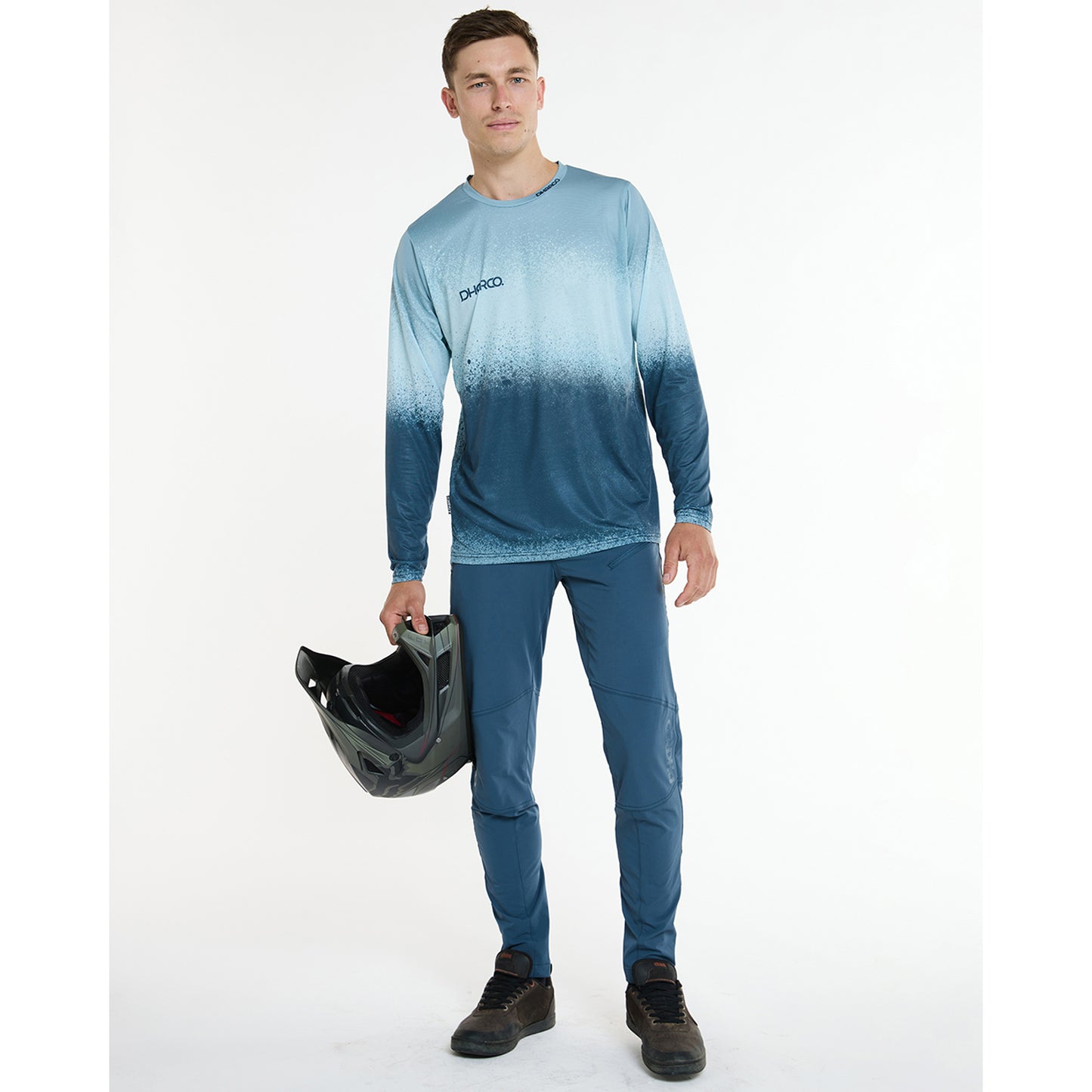 DHARCO RACE NU WAVE Dres s dlouhým rukávem modrý