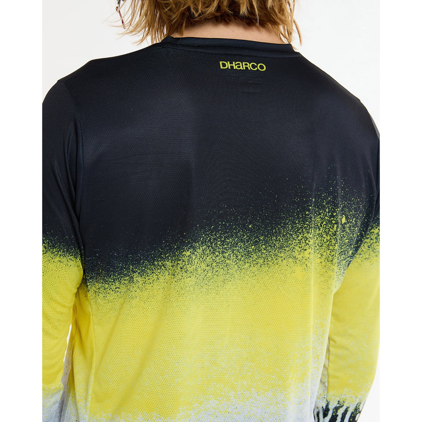 DHARCO RACE ACID RAIN Dres s dlouhým rukávem černý/žlutý