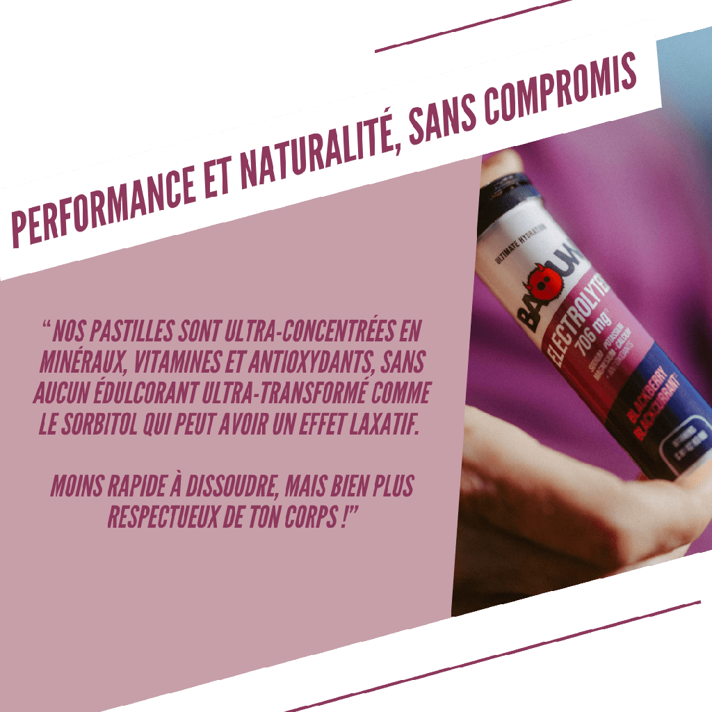 BAOUW Energy Drink (tuba s 10 tabletami) Blackberry/Cassis