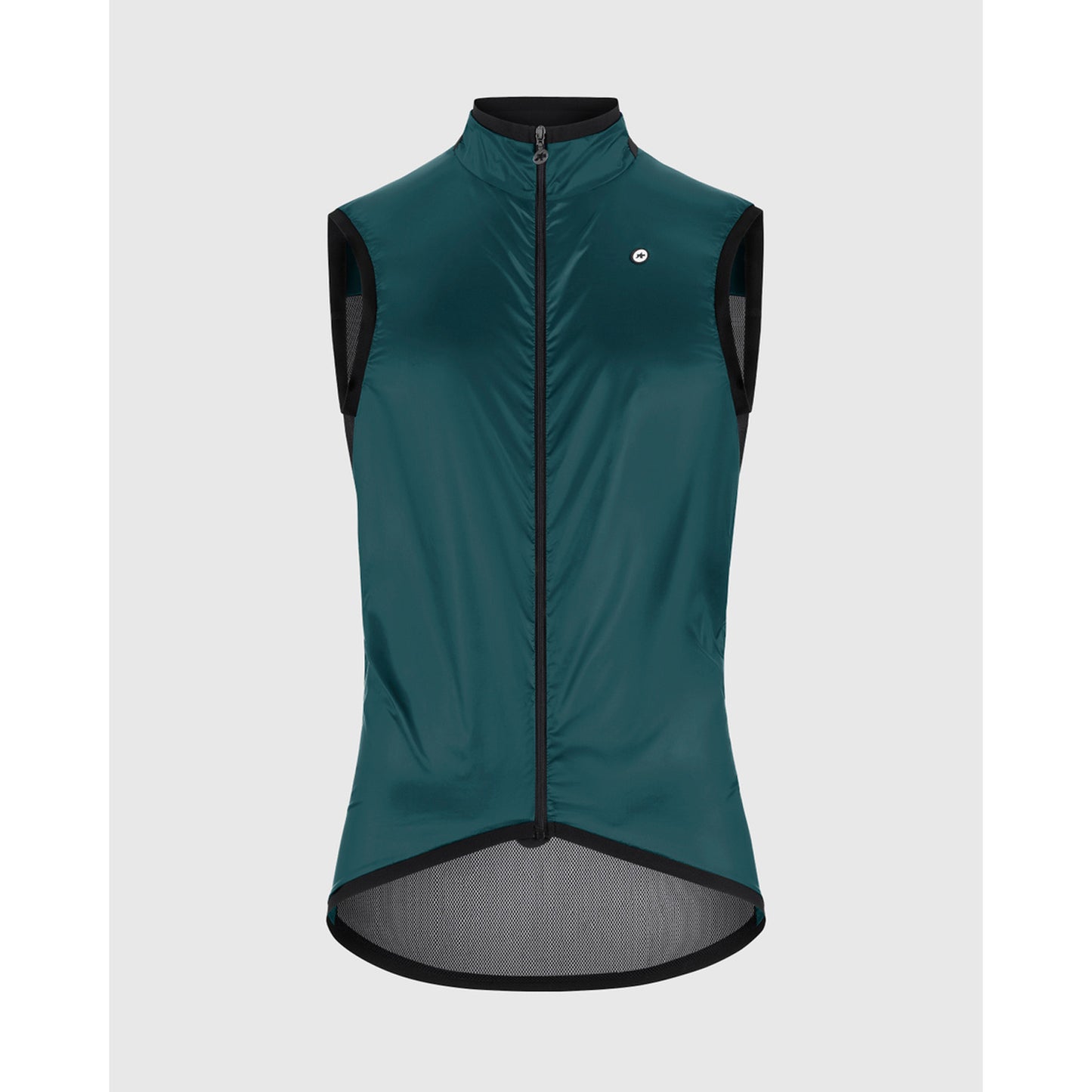 ASSOS MILLE GT Wind C2 Foundation Zelená bunda bez rukávů