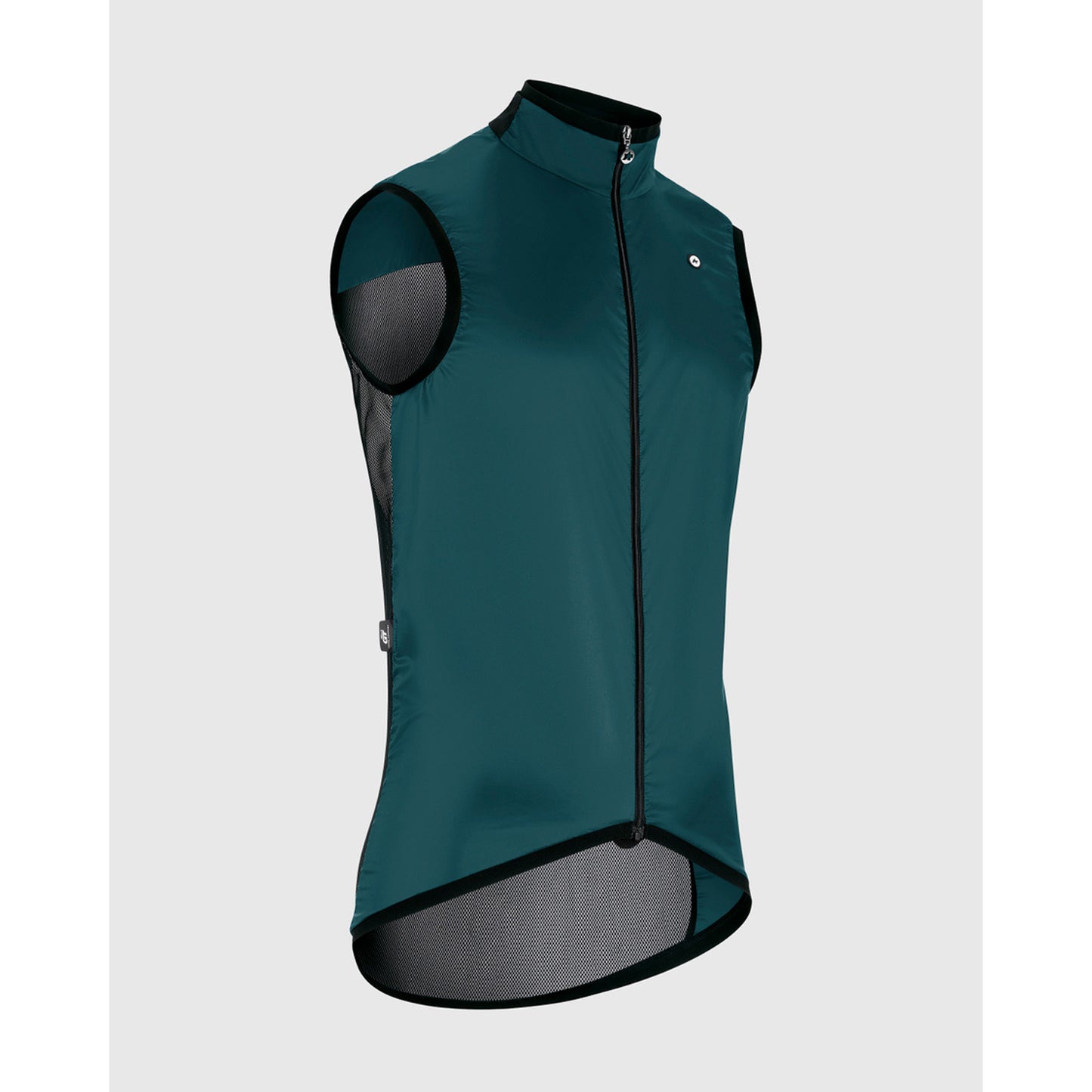 ASSOS MILLE GT Wind C2 Foundation Zelená bunda bez rukávů