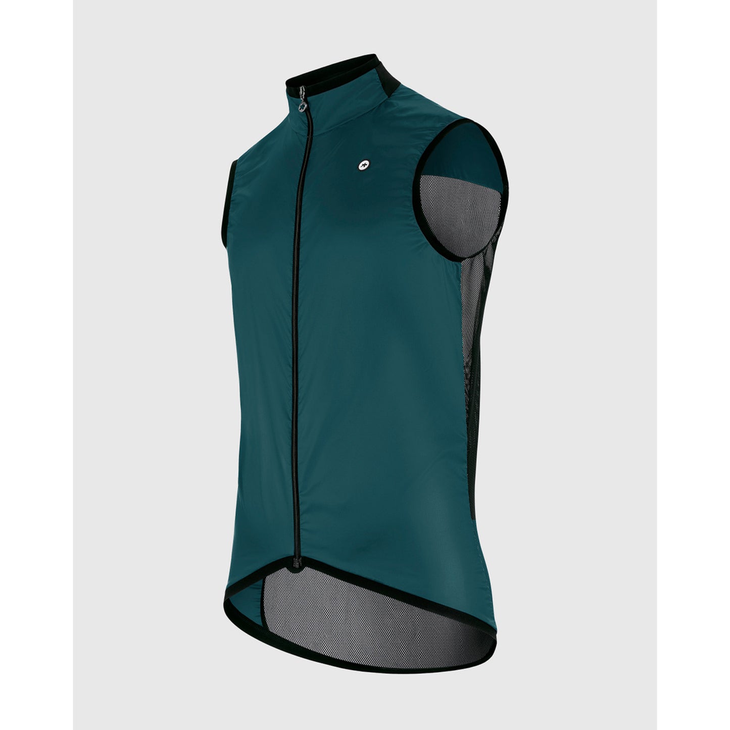 ASSOS MILLE GT Wind C2 Foundation Zelená bunda bez rukávů