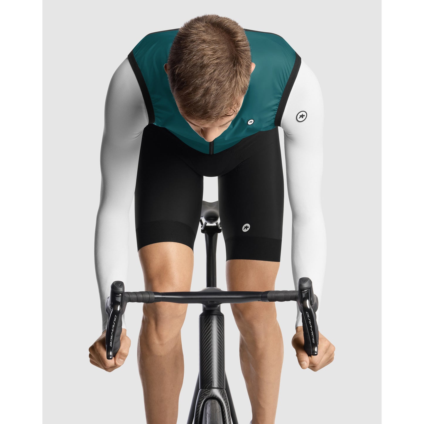 ASSOS MILLE GT Wind C2 Foundation Zelená bunda bez rukávů