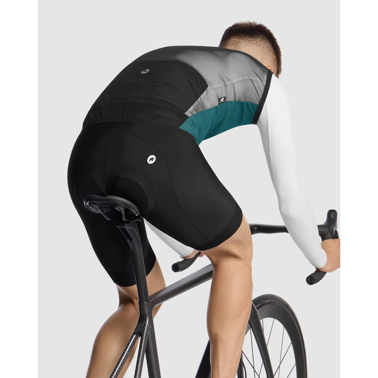 ASSOS MILLE GT Wind C2 Foundation Zelená bunda bez rukávů