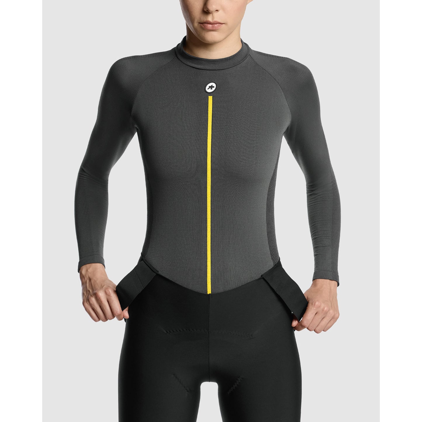 ASSOS WOM P1 Women's Long Sleeve Underwear Anthracite Grey